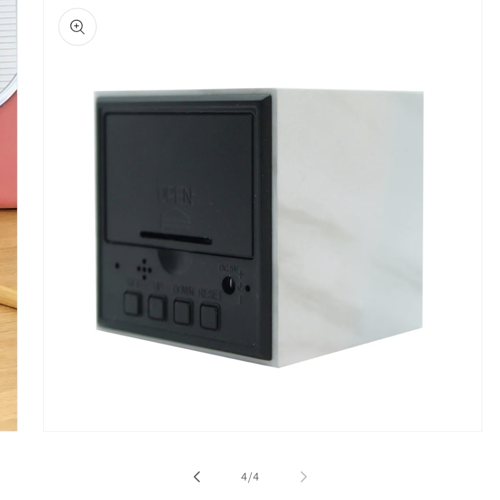 Cloudnova Block Clock, white - Picture 8 of 8